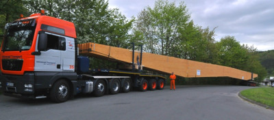 Leimbindertransport d. Fa. Hüttemann