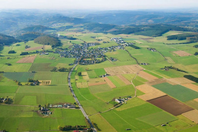 Olsberg  aus der Luft betrachtet; 10.2009