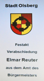 Verabschiedung des Bürgermeister Elmar Reuter