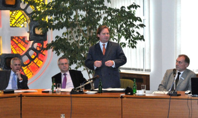 Verkehrsminister Lienenkämper besucht Olsberg 7.4.09