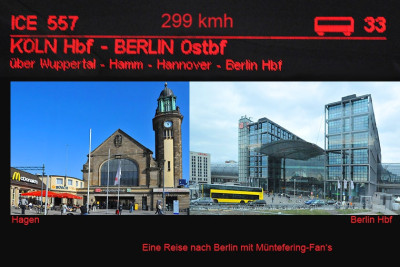 Eine Reise nach Berlin mit Müntefering-Fan's