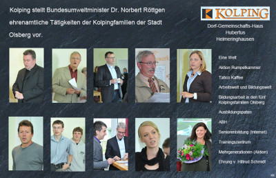 Minister Röttgen zu Gast bei den Kolpingsfamilien Olsberg 