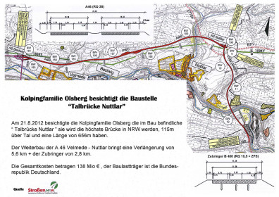 Besichtigung der Talbrücke 