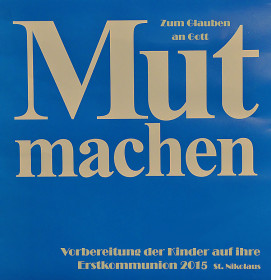 Vorbereitung auf die Erstkommunion 2015