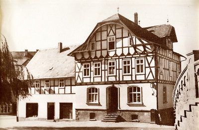 Abriss der alten Bäckerei Blügel & Nebengebäuden