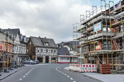 Bauliche Veränderungen in der Bahnhofstraße