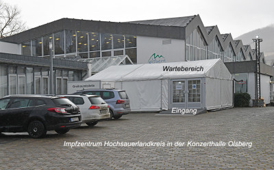 Das Impfzentrum Hochsauerlandkreis hat die Betriebsbereitschaft gemeldet
