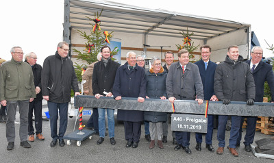 Freigabe des Teilstück A46 am 18.11.2019