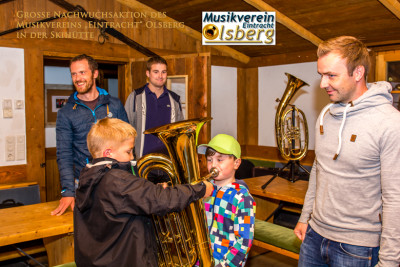 Nachwuchsaktion des Musikvereins Eintracht Olsberg