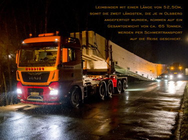 Schwertransport XXL der Fa. Hüttemann