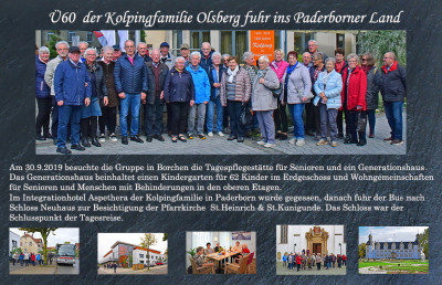 Ü60 der Kolpingfamilie Olsberg besucht das Paderborner Land