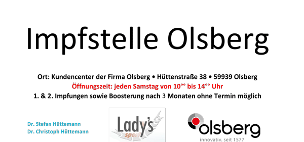 P Impfstelle Olsberg 2022