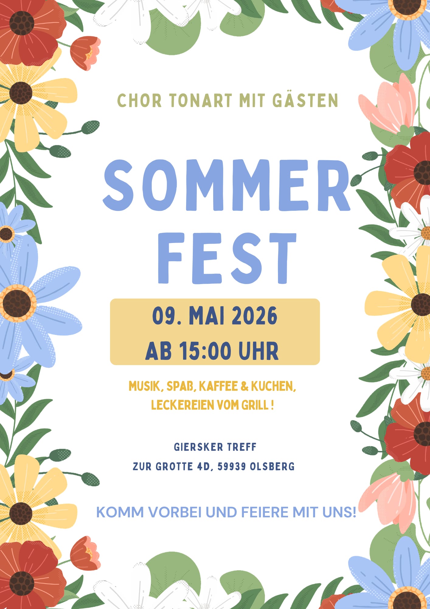 2026 Sommerfest Plakat