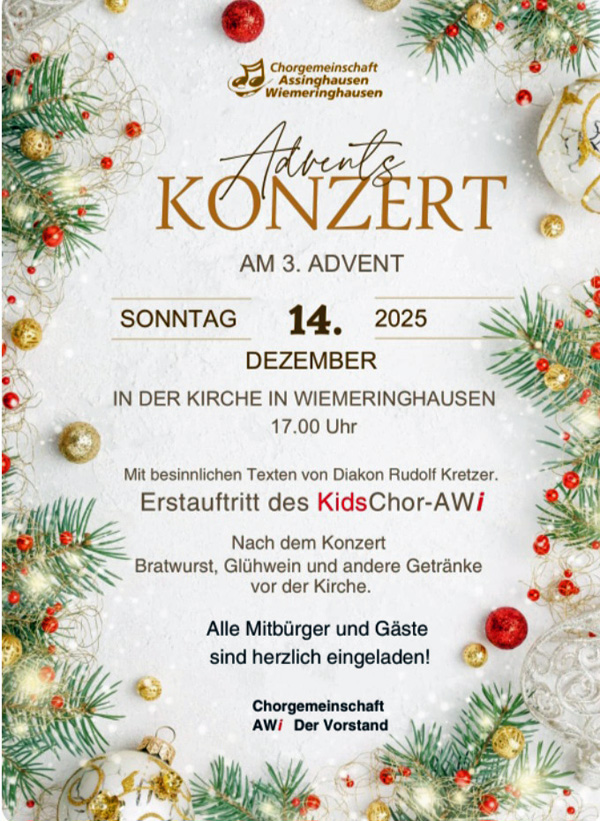 P Adventssingen 2025