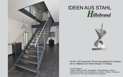 Ideen aus Stahl, Ü60 besucht die Fa. Hillebrand