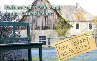Erster kulinarischer Workshop an der Kunstscheune