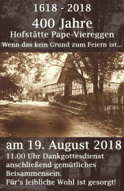 400 Jahre Hof Pape-Viereggen