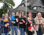 schuetzenfesthome 2020   olsberger koenigspaar auf stippvisite 20200629 1960708413