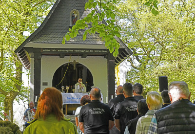 Messfeier auf dem Borberg am 1. Mai