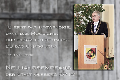 Neujahrsempfang 2016 im Rathaus 