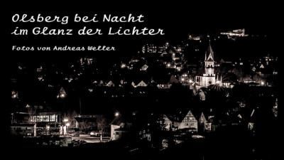 Olsberg bei Nacht im Glanz der Lichter