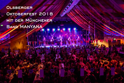 Olsberger Oktoberfest mit der Münchener Band MANYANA