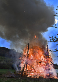 Osterfeuer 2025 der Feuerwehr
