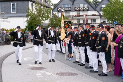 Schützenfest Sonntag - Sternmarsch und Antreten