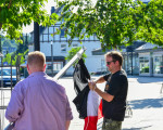 fahne hissen am marktplatz 20200627 1395892611