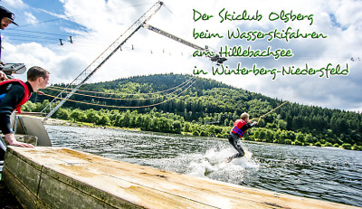 Wasserskifahren mit dem Skiclub Olsberg am Hillebachsee