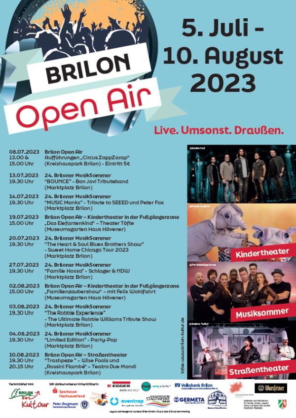 Plakat BrilonOpenAir 23