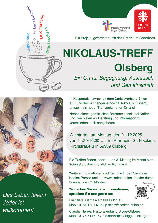 Plakat Nikolaustreff OlsbergWeb