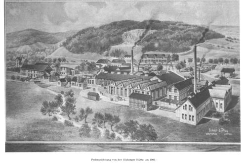 Olsberger Hütte um 1900